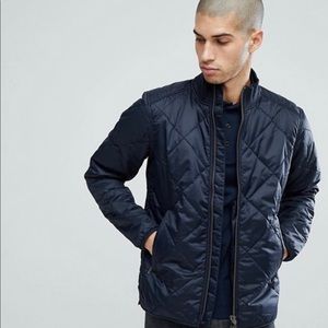 Barbour International Gabion Quilted Jacket, Navy